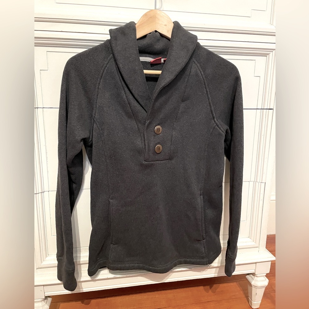 EMS Cowl neck fleece sweater